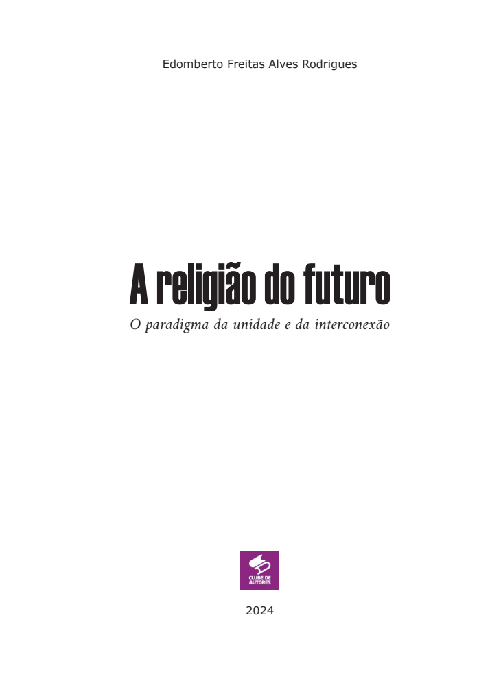Capa do livro A religião do futuro